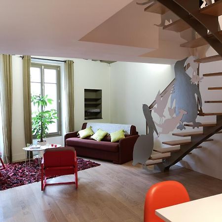 Apartamento Beautiful Duplex In The Center Of París Exterior foto