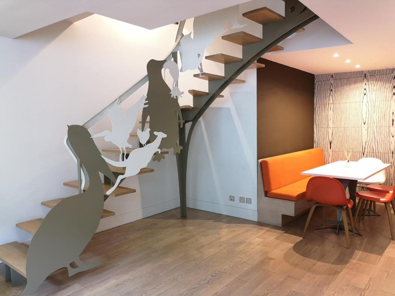 Apartamento Beautiful Duplex In The Center Of París Exterior foto